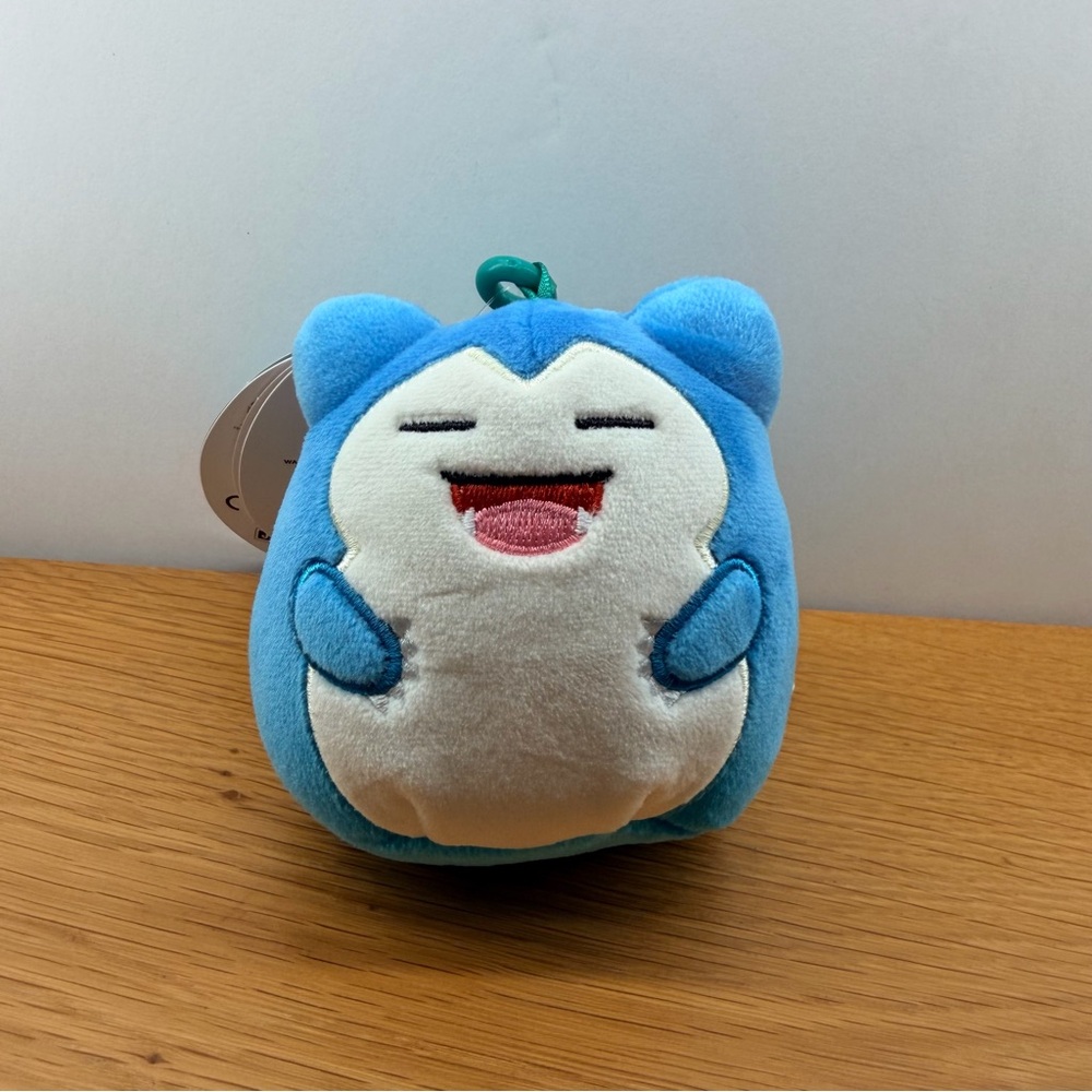 Pokemon snorlex squish mellow key chain new with tags